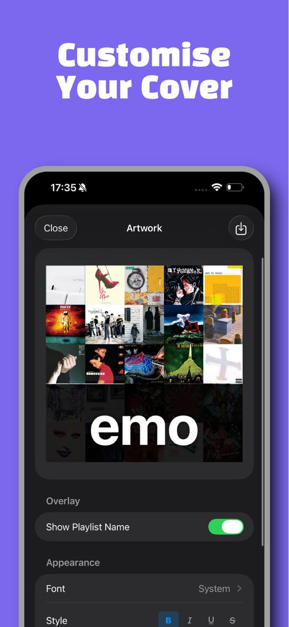 Playlist Mosaic screenshot