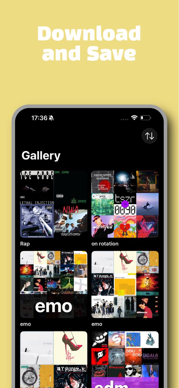 Playlist Mosaic screenshot